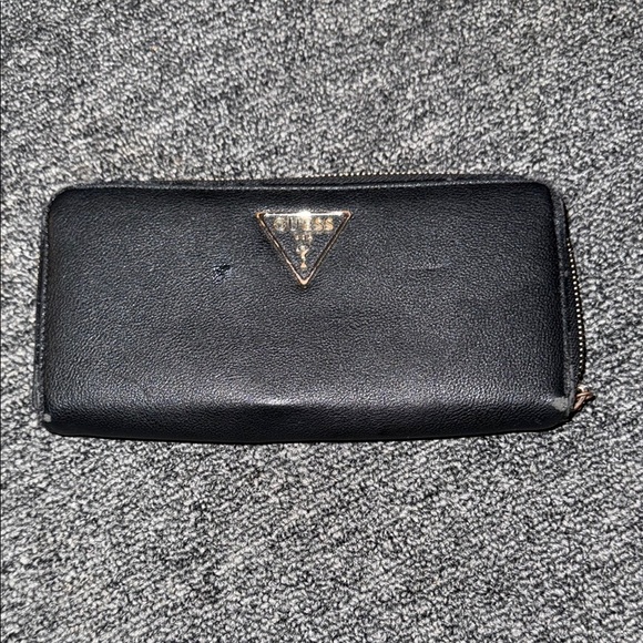 GUESS Black Zip-Around Wallet - Picture 2 of 5